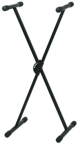 GEWA F900520 - Soporte de teclado, patas perfil simple,negro GEWA F900520 - Soporte de teclado, patas perfil simple,negro