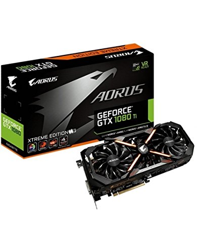 Gigabyte AORUS GeForce GTX 1080 Ti Xtreme Edition 11G - Tarjeta gráfica (NVIDIA, GDDR5X, 7680x4320 )