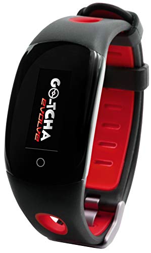 Go-Tcha Evolve LED-Touch Wristband Watch For Pokemon Go with Auto Catch and Spin - Black/Red (Android) [Importación inglesa]