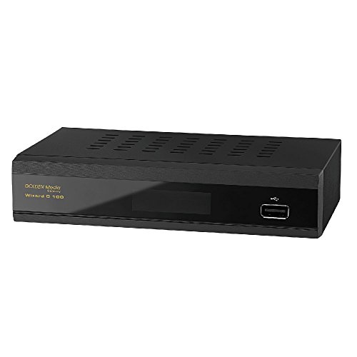 Golden Media Wizard C100 TV Set-Top Boxes Cable Alta Definición Total Negro - Reproductor/sintonizador (Cable, DVB-C, 480i,480p,576i,576p,720p,1080i,1080p, 4:3,16:9, H.264,MPEG4, MP3)