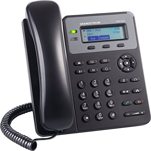 Grandstream Networks GXP1610 - Teléfono (Altavoz, 500 entradas), Negro