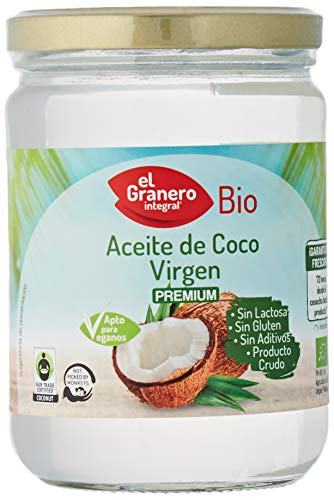 Granero Aceite De Coco Virgen Extra Bio 500 Ml Bote De 500 Ml 400 g