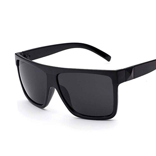 GRAZJ Gafas de Sol clásicas Retro extragrandes para Mujeres, Hombres con Espejo de Color y Lentes neutrales, Gafas de protección Solar HD Uv400 (Edición : Style A)