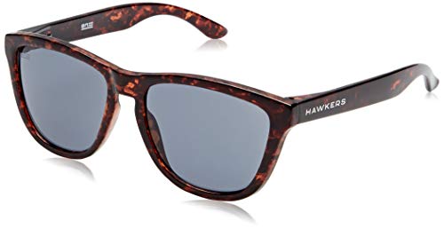 HAWKERS Gafas de Sol ONE Carey Black, para Hombre y Mujer, con Montura Havana Style y Lente Oscura, Protección UV400