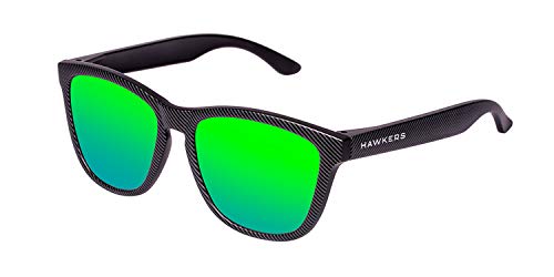 HAWKERS - Gafas de sol para hombre y mujer ONE , Negro / Verde HAWKERS - Gafas de sol para hombre y mujer ONE , Negro / Verde