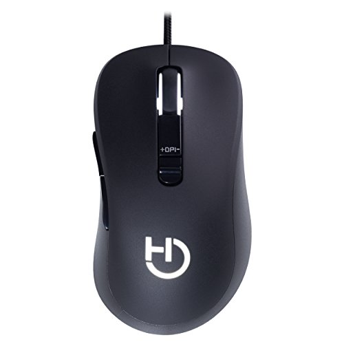 Hiditec | Ratón Gaming Alámbrico Blitz - Sensor Profesional IR - 3.500 dpi | Tecnología Gamer OMRON | para Ordenador PC - PS4 - Xbox | Fabricante Español | Incluye Garantía de 2 años