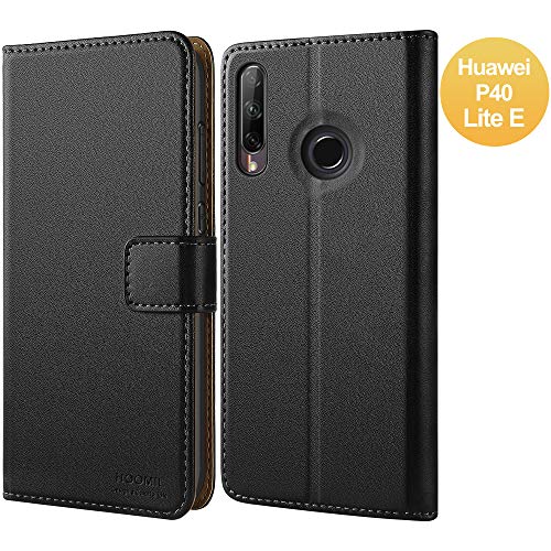 HOOMIL Funda para Huawei P40 Lite E, Funda de Cuero PU Premium Carcasa para Huawei P40 Lite E (Negro) HOOMIL Funda para Huawei P40 Lite E, Funda de Cuero PU Premium Carcasa para Huawei P40 Lite E (Negro)