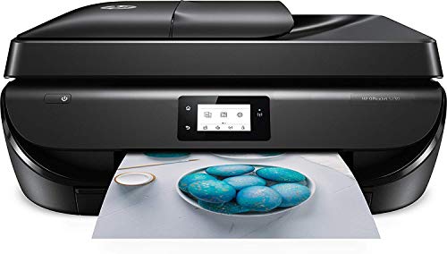 HP Officejet 5230 – Impresora multifunción inalámbrica (tinta, Wi-Fi, copiar, escanear, impresión a doble cara, 1200 x 1200 ppp, 10 ppm), color negro
