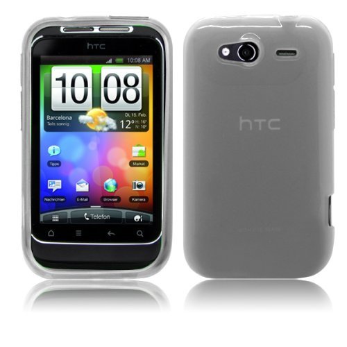 HTC Funda de Silicona para teléfono móvil Wildfire S/A510/G13 - Color Gris