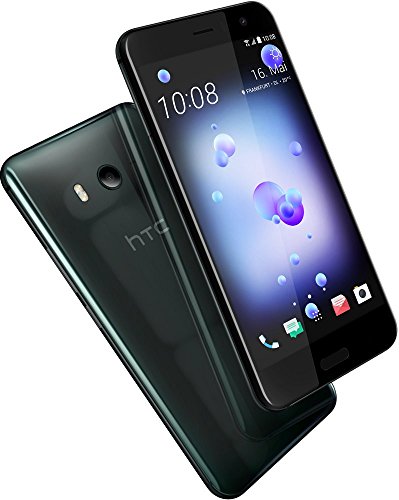 HTC U 11 SIM doble 4G 64GB Negro con Alexa integrada - Smartphone (14 cm (5.5"), 64 GB, 12 MP, Android, 7.1, Negro)