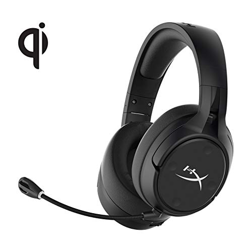 HyperX HX-HSCFS-SG/WW Cloud Flight S - Auriculares Inalámbricos para Gaming, Batería de Larga Duración con Carga Inalámbrica Qi, Negro