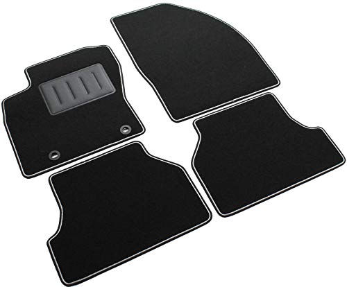 Il Tappeto Auto SPRINT01304 - Alfombrilla para Coche, moqueta Negra, Antideslizante, Borde Bicolor, talonera de Goma Reforzada, para Focus II /2004>2011 Il Tappeto Auto SPRINT01304 - Alfombrilla para Coche, moqueta Negra, Antideslizante, Borde Bicolor, talonera de Goma Reforzada, para Focus II /2004>2011