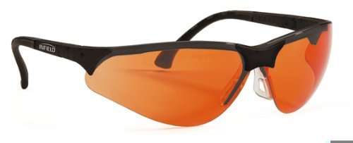 Infield Terminator - Gafas protectoras, UV 400, color naranja