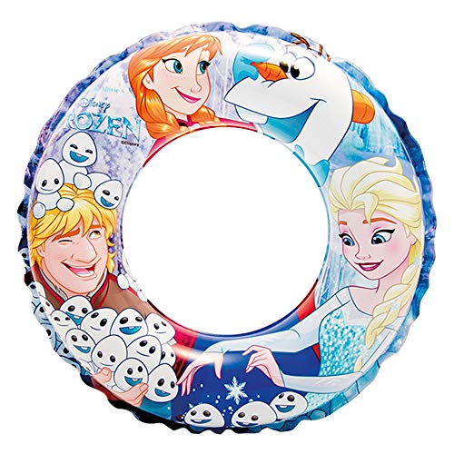 Intex Frozen - Flotador hinchable para niños de 3 a 6 años, diámetro flotador: 51 cm