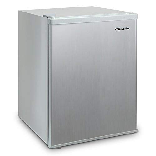 Inventor Mini Nevera A+ con Compresor, 66 litros de Capacidad, Color Plata, Silenciosa e ideal para hoteles, estudiantes, dormitorios y pequeños hogares Inventor Mini Nevera A+ con Compresor, 66 litros de Capacidad, Color Plata, Silenciosa e ideal para hoteles, estudiantes, dormitorios y pequeños hogares