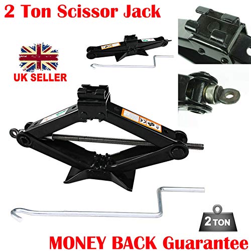 JAOSY Gato Elevador de Piso para Coche de 2 toneladas Resistente al óxido con manivela de Velocidad para Citron Renault Ford Vauxhall Nissan Toyota Kia JAOSY Gato Elevador de Piso para Coche de 2 toneladas Resistente al óxido con manivela de Velocidad para Citron Renault Ford Vauxhall Nissan Toyota Kia