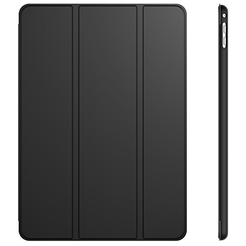 JETech 3040- Funda para iPad Air 2, Carcasa con Soporte Función, Auto-Sueño / Estela, Negro