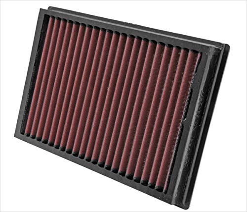 K&N 33-2877 Filtro de Aire Coche, Lavable y Reutilizable