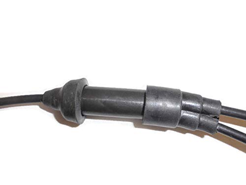Linmot GPGNRGK3 - Cable de Acelerador para Piaggio NRG MC2/GILERA Stalker 50 (Cable Bowden Completo), Color Negro