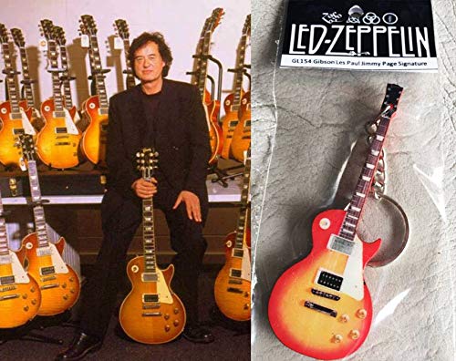 Llavero de guitarra Gibson Les Paul Jimmy Page Signature