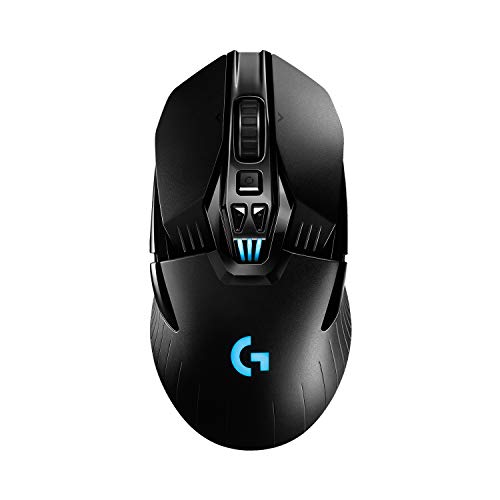 Logitech G903 Lightspeed Ratón Gaming Inalámbrico, Captor Hero 16,000 dpi, RGB, Ultraligero, Botones Programables, Batería de 140h Memoría Integrada, Ambidiestro, Compatible con PC/Mac, Negro