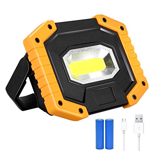 Luz de Trabajo LED Recargable, T-SUN Luz de Inundación Portátil 30W, 3 Modos, Foco LED Recargable Para la Reparación de Automóviles, Camping, Luces de Seguridad de Emergencia.(Batería Incluida) Luz de Trabajo LED Recargable, T-SUN Luz de Inundación Portátil 30W, 3 Modos, Foco LED Recargable Para la Reparación de Automóviles, Camping, Luces de Seguridad de Emergencia.(Batería Incluida)