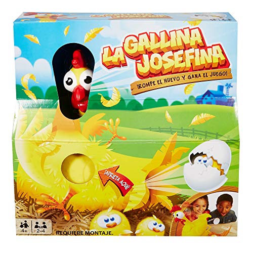 Mattel Games La Gallina Josefina, juego de mesa infantil (Mattel FRL14) , color/modelo surtido