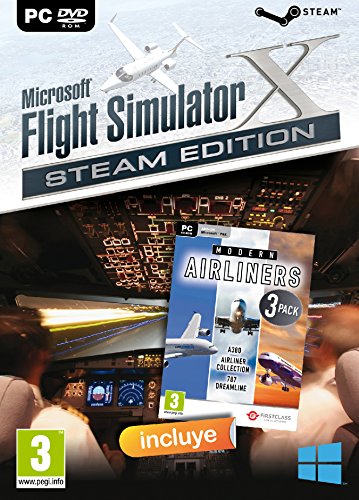 Microsoft FSX: Flight Simulator X (DVD) + Modern Airlines