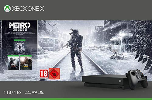 Microsoft Xbox One X - Consola 1 TB + Metro Exodus Collection