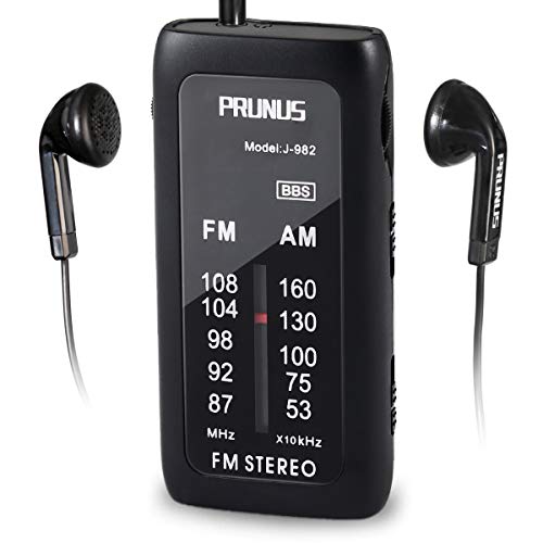 Miniradio de Bolsillo portátil PRUNUS J-982. Modo FM/Am, con BBS y Modo Stereo (Incluye Auriculares Gratis). Funciona con Pilas alcalinas (AAA) Miniradio de Bolsillo portátil PRUNUS J-982. Modo FM/Am, con BBS y Modo Stereo (Incluye Auriculares Gratis). Funciona con Pilas alcalinas (AAA)