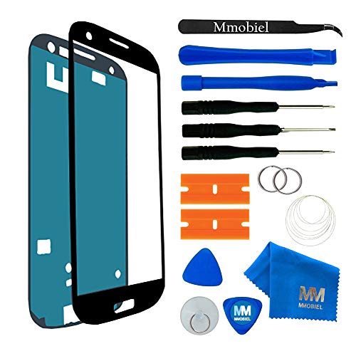 MMOBIEL Kit Reemplazo de Pantalla Táctil Compatible con Samsung Galaxy S3 i9300 i9305 /S3 Neo i9301 (Negro) con Htas.