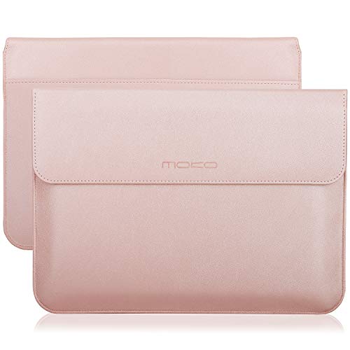 MoKo 13.3 Pulgadas Funda, Funda Protectora de Cuero de PU Compatible con MacBook Air Retina A1932 de 13Inch (2016-2020), MacBook Pro 13.3"2016-2019 A2159 A1989 A1708 - Oro Rosa MoKo 13.3 Pulgadas Funda, Funda Protectora de Cuero de PU Compatible con MacBook Air Retina A1932 de 13Inch (2016-2020), MacBook Pro 13.3"2016-2019 A2159 A1989 A1708 - Oro Rosa