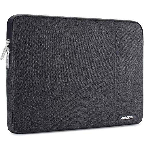 MOSISO Funda Protectora Compatible con 2019 iPad 7 10.2/iPad Air 3 10.5, iPad 9.7, iPad Pro 9.7-11, 2018 Surface Go, iPad Air 2/1, Bolsa Blanda de Tableta con Bolsillo Vertical, Gris Espacial