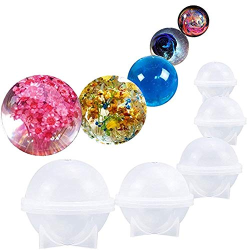 Ndier DIY Esfera Redonda Molde de Silicona Cera casa jabón Tuercas Bomba para baño 5 tamaños, Molde moldes de Bolas de Hielo Productos básicos para casa/Cocina Ndier DIY Esfera Redonda Molde de Silicona Cera casa jabón Tuercas Bomba para baño 5 tamaños, Molde moldes de Bolas de Hielo Productos básicos para casa/Cocina