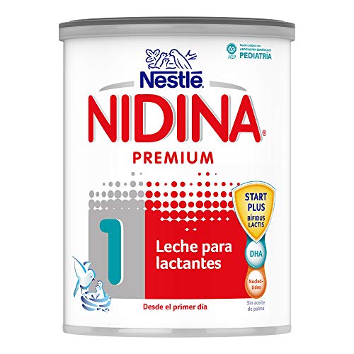 Nestlé NIDINA 1 - Leche para lactantes en polvo - Fórmula Para bebés - Desde el primer día - 800g
