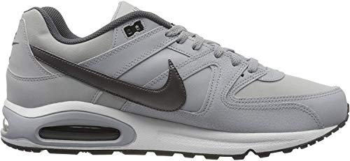 Nike Air Max Command Leather, Zapatillas de Running para Hombre, Gris (Gris (Wolf Grey/Mtlc Dark Grey-Black-White)), 46 EU