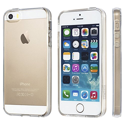NOVAGO - Carcasa Trasera Transparente para iPhone 5, iPhone 5S, iPhone SE, Gel Suave, Resistente e irrompible