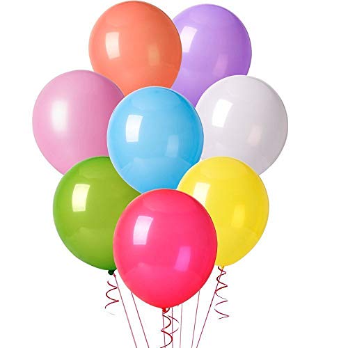 ocballoons - Paquete de 100 globos de látex, 30 cm, colores surtidos, PALL12ASS