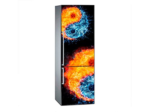 Oedim Vinilo para Frigorífico Zen Ying & Yang 200 x 70 cm | Adhesivo Resistente y de Fácil Aplicación | Pegatina Adhesiva Decorativa de Diseño Elegante Oedim Vinilo para Frigorífico Zen Ying & Yang 200 x 70 cm | Adhesivo Resistente y de Fácil Aplicación | Pegatina Adhesiva Decorativa de Diseño Elegante