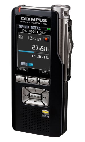 Olympus DS-7000 - Dictáfono (QP, SP, USB, Ión de litio, LCD, 176 x 220 Pixeles, DSS)