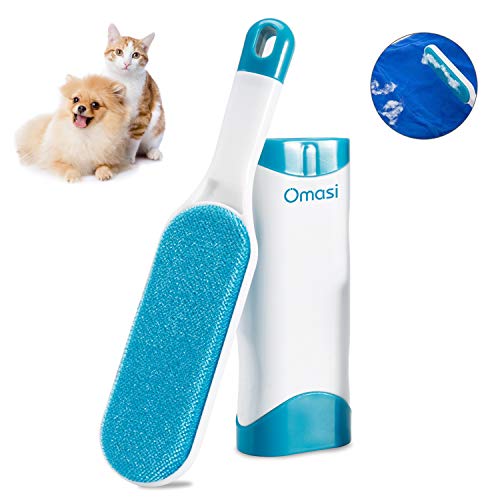 Omasi Quitapelos para Mascotas, Removedor de Pelo para Mascotas Cepillo de Limpieza Removedor de Pelaje para Perro y Gato, Mágico Depilación Eliminador de Pelo para Animales- Azul Omasi Quitapelos para Mascotas, Removedor de Pelo para Mascotas Cepillo de Limpieza Removedor de Pelaje para Perro y Gato, Mágico Depilación Eliminador de Pelo para Animales- Azul
