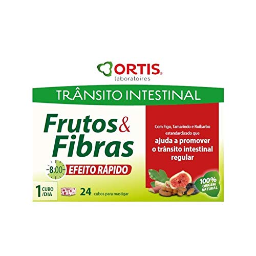 Ortis Cubos Masticables Frutas y Fibras - 24 Unidades