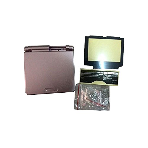 OSTENT Reemplazo de cubierta de carcasa de carcasa completa compatible para Nintendo GBA SP Gameboy Advance SP - Color rosa
