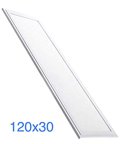 Panel LED Slim 120x30 cm, 48w. Color Blanco frio (6500K), 4000 lumenes. Driver incluido. A++ Panel LED Slim 120x30 cm, 48w. Color Blanco frio (6500K), 4000 lumenes. Driver incluido. A++