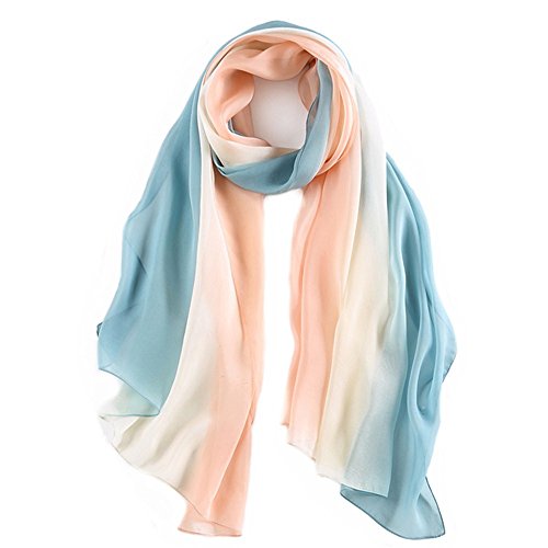 pañuelos cuello mujer seda 100% Foulard seda mujer Mantón Bufandas Moda Chals Señoras Elegante Fulares 70,8 "x 27,5'' polvo blanco azul pañuelos cuello mujer seda 100% Foulard seda mujer Mantón Bufandas Moda Chals Señoras Elegante Fulares 70,8 "x 27,5'' polvo blanco azul