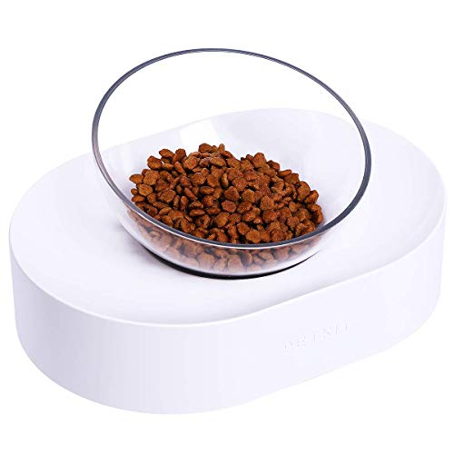 PETKIT Tazón para mascotas con base antideslizante Tazón de comida perfecto para gatos y perros pequeños Reduce la presión cervical