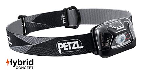 Petzl TIKKA - Linterna (Linterna con cinta para cabeza, Negro, IPX4, LED, 1 lámpara(s), 300 lm)