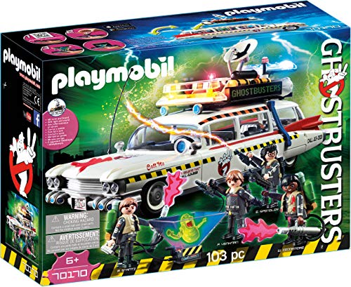 PLAYMOBIL Ghostbusters Ecto-1A con Módulo de Luz y Sonido, a Partir de 6 Años (70170) PLAYMOBIL Ghostbusters Ecto-1A con Módulo de Luz y Sonido, a Partir de 6 Años (70170)