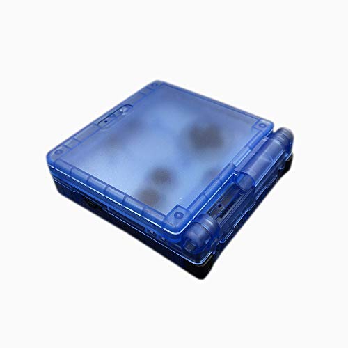 PNLD Reemplazo de Vivienda Caso de Shell for el Game Boy Advance for G-B-A SP Consolas PC de Protección de Cubrir Las Partes y Accesorios Reparación (Color : Transparent Blue)