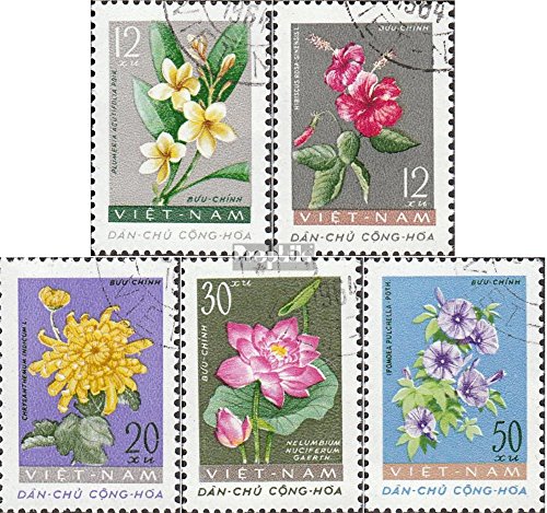 Prophila Collection Vietnam 206-210 (Completa.edición.) 1962 Sellos: Flores (Sellos para los coleccionistas) Planta